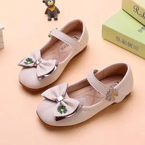 Sepatu Pesta Anak Mutiara Diamond Sepatu Kupu -kupu Anak Perempuan