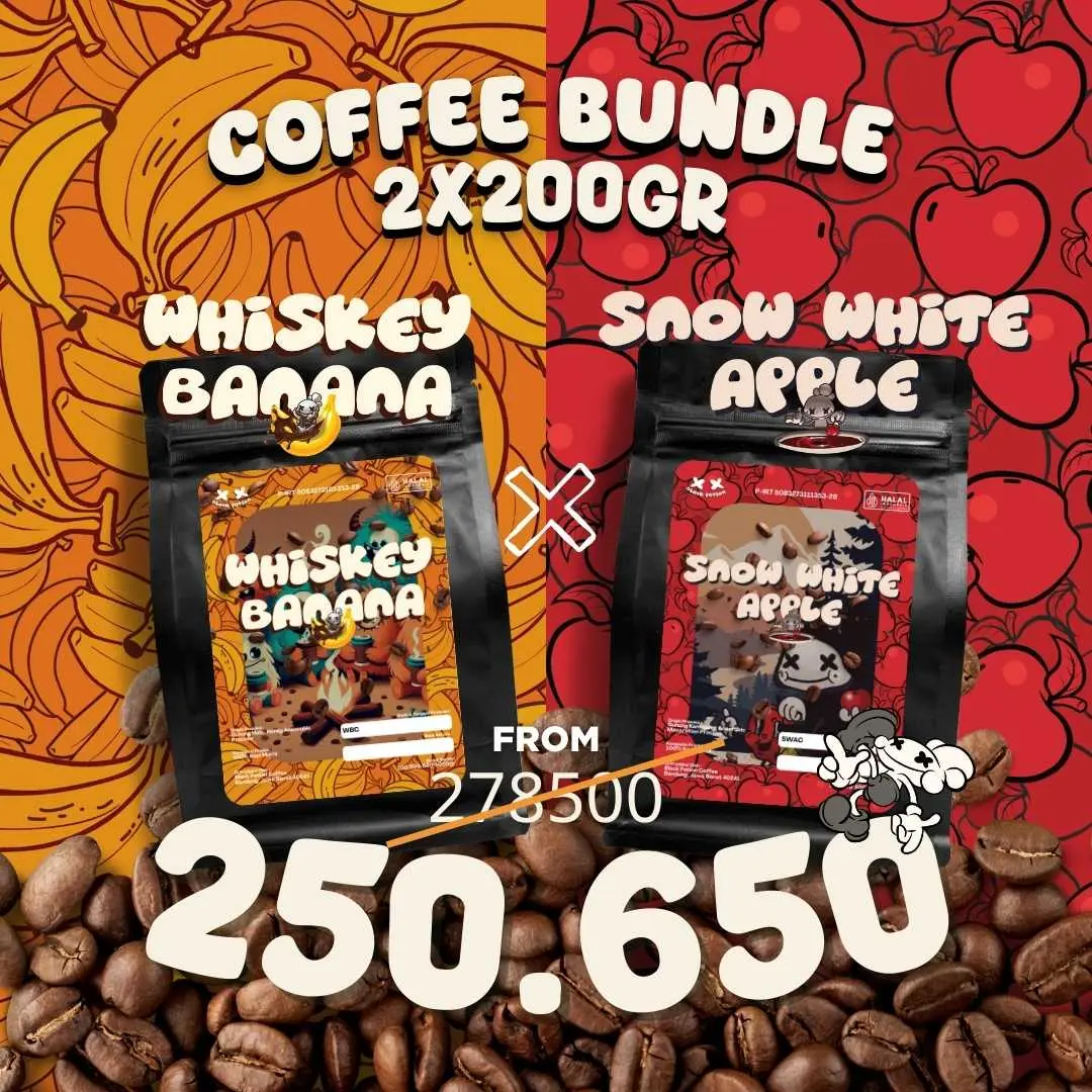 Coffee Bundle (2x 200 gram) roasted beans specialty coffee biji kopi