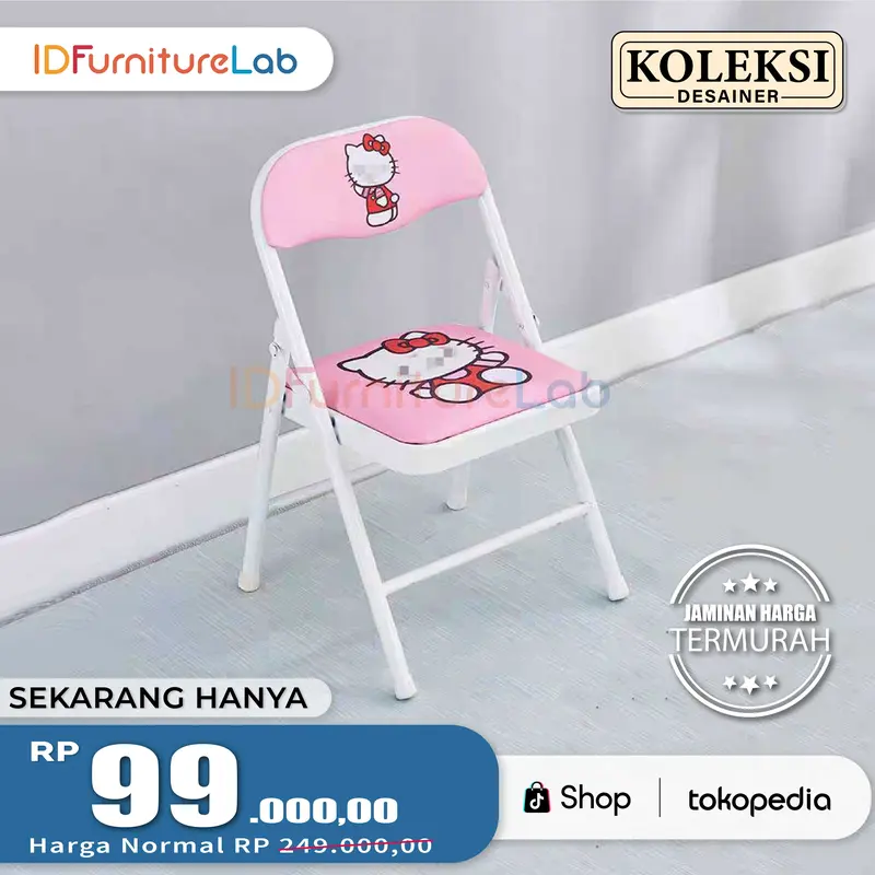 [IDFL] │ <READY STOCK> FOLDA KURSI LIPAT ANAK ANAK Kursi Santai Kursi Minimalis Kursi Anak Kursi Lipat Portable Kursi Makan 1