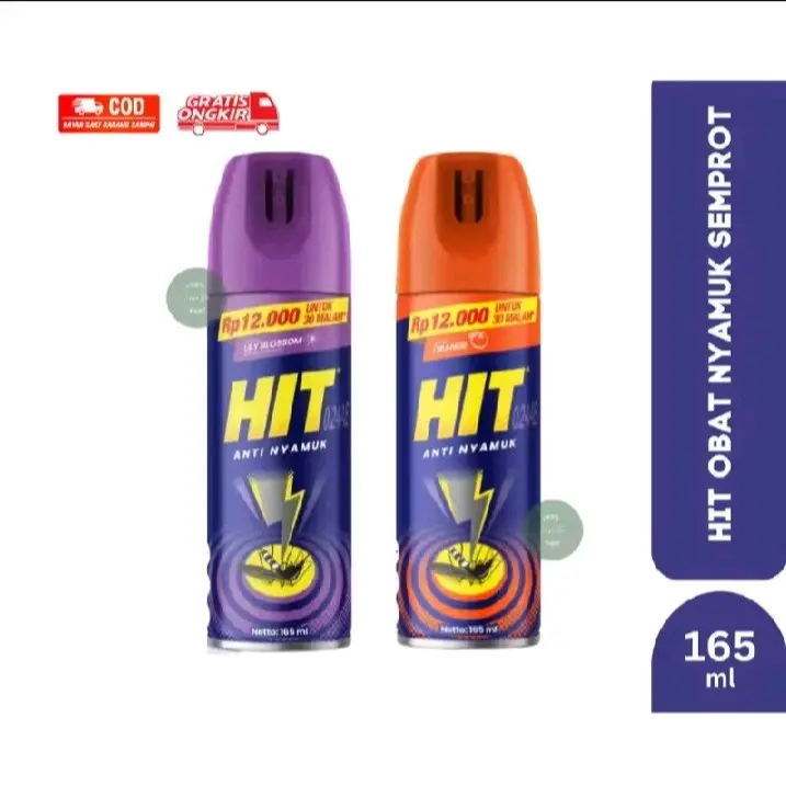 Pembasmi Serangga HIT Spray Lily Blossom 165 ml Ungu 4