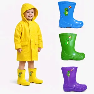 Sepatu Bot Anak Karakter Dino Nyaman Di Pakai Bahan Lentur Dan Lembut