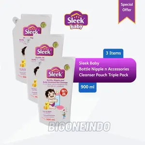 Sleek Baby Bottle Nipple & Accessories Cleanser Pouch 900 ml