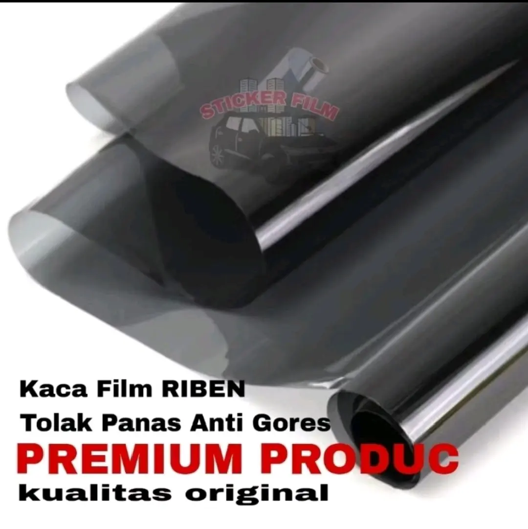 kaca film riben tecnopremium oroginal premium 40% 80% kegunaan tolak panas kaca jendela , gedung , dan mobil bisa riques ukuran