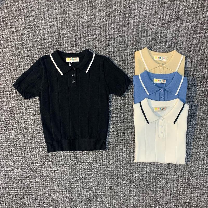 Kaos Polo Rajut Knit Anak Laki-Laki |Tailor Top| Warna Hitam - Shop ...