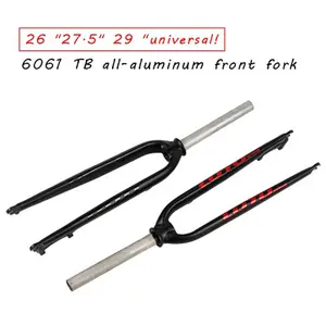 Bike Rigid Fork 26/27.5/29inch Disc Brake Mountain Fork Straight Tube 28.6MM Matte Lightweight MTB Bicycle Fork Bike Front Fork