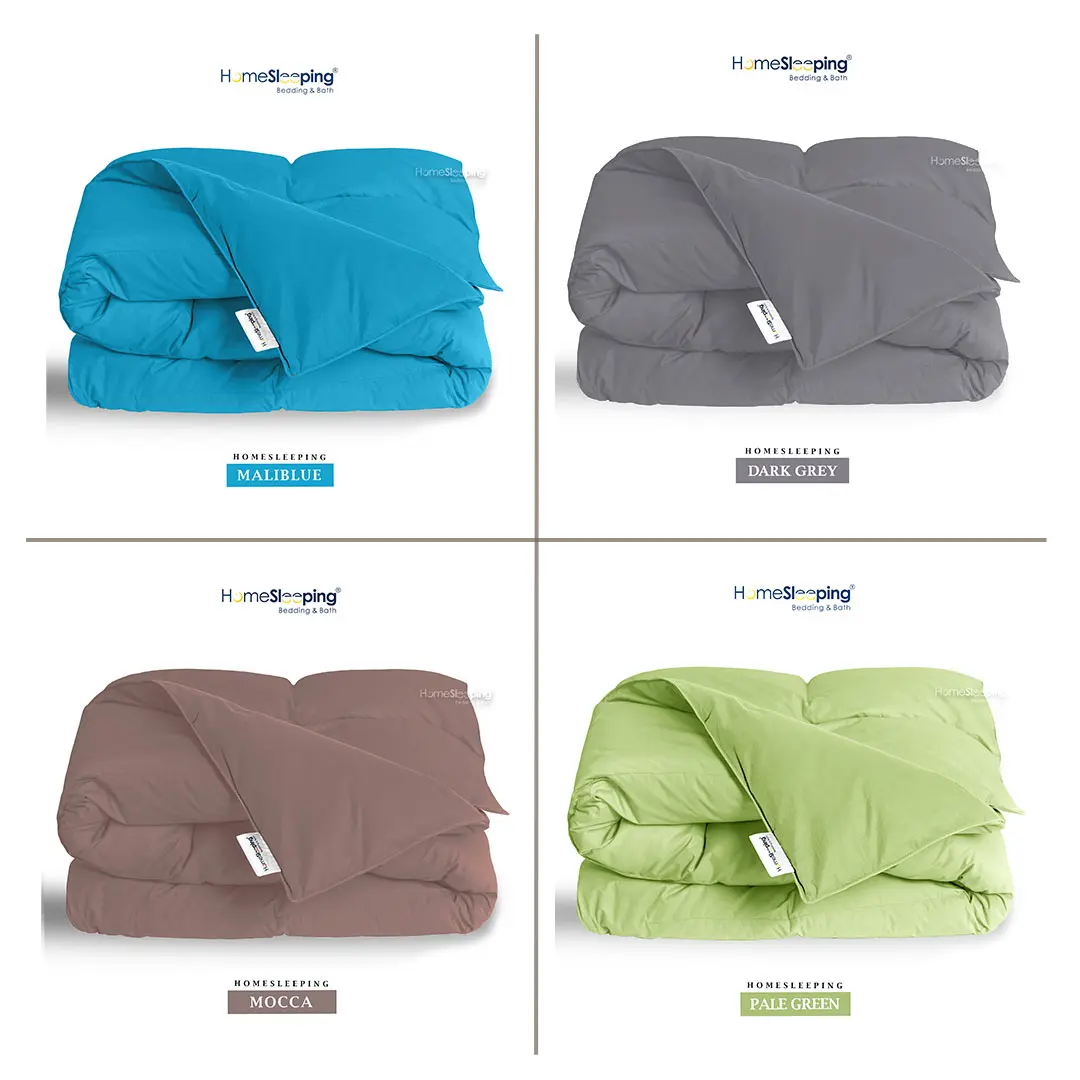 Homesleeping Bedcover only 160x220 plain/polos minimalis Lembut