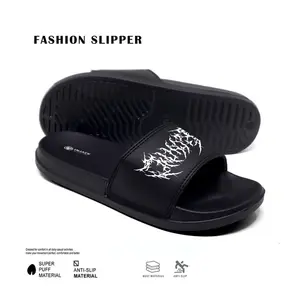 Sandal / Sendal Slip on Sliper Empuk Pria / Laki Laki Cowok Anak Remaja Terbaru / Termurah Best Seller B M 1 - INJACK Series karet shoes Selop / Nyaman / Empuk / Kuat / Metal