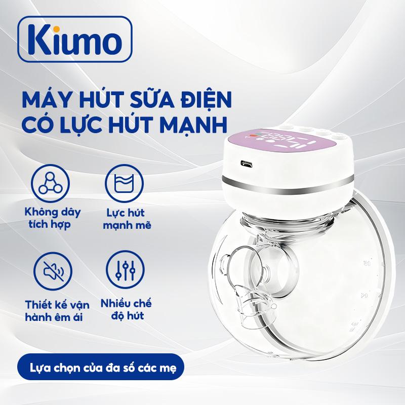 Máy hút sữa điện Kiumo NYK-03 – 15 cấp độ hút Màn hình LED Sạc Type-C Êm ái Dễ vệ sinh Tiện lợi cho mẹ và bé