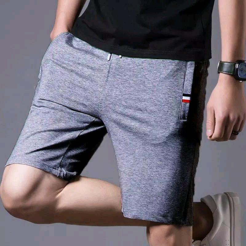 BIG PROMO 4 pcs 90 ribu celana pendek babytery saku resleting pria dewasa remaja Distro Cowok Jumbo Casual Santai Hitam nyaman keren Navy Muda Shorts Katun Kain Boxer Lembut Karet 4