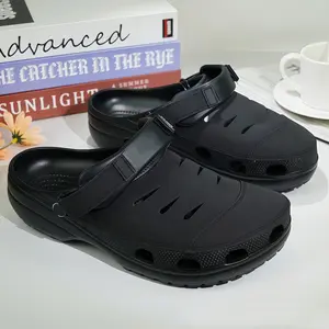【COD】Sandal Pria Terbaru Sandal Slop Pria untuk Anak dan Dewasa Sandal Karet Nyaman di Pakai Anti Slip Anti Licin Kualitas Premium Kekinian Size 39-46 Cocok Musim Hujan Dan Keja