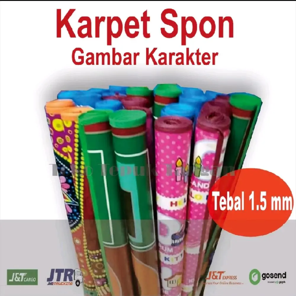 Tikar Spons Tikar Spon Tipis 120 × 150 Karpet Plastik Tikar Plastik Murah