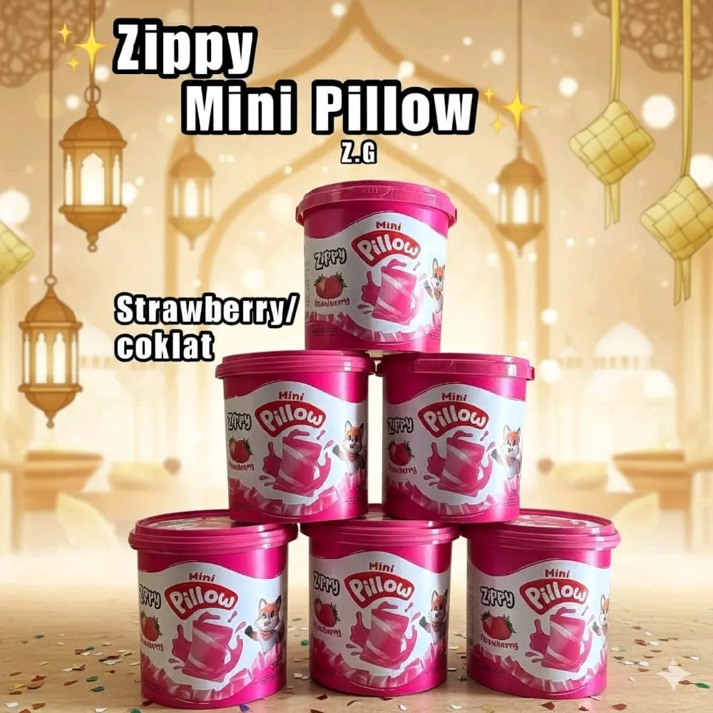 41. ZIPPY MINI PILLOW STRAWBERY ISI 6 PCS