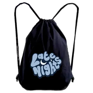 Tas Serut - Stringbag Hitam Bahan Anti Air Multifungsi Pria Wanita