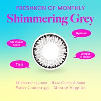 Gambar Softlens Warna Bulanan Freshkon Color Fusion Shimmering Grey 14.2mm Color Lens - Normal dari Softlens Story Kota Administrasi Jakarta Pusat 5 Tokopedia