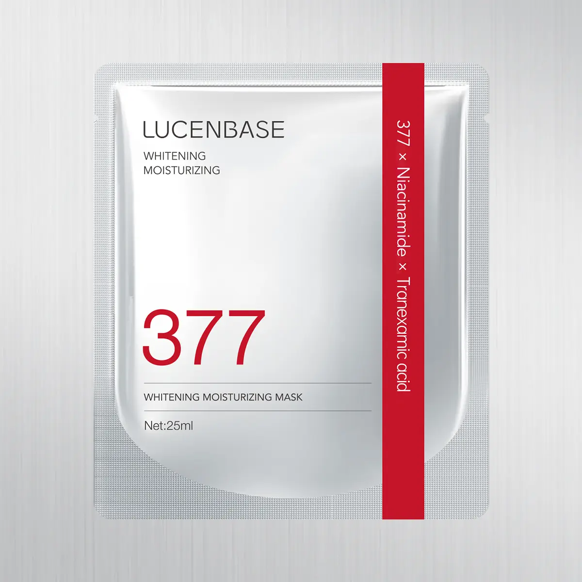 Quà tặng mặt nạ chăm sóc da LUCENBASE 377 chứa axit salicylic làm trắng, nuôi dưỡng và làm sáng làn da; mỗi sản phẩm 1 miếng, 25 ml/miếng