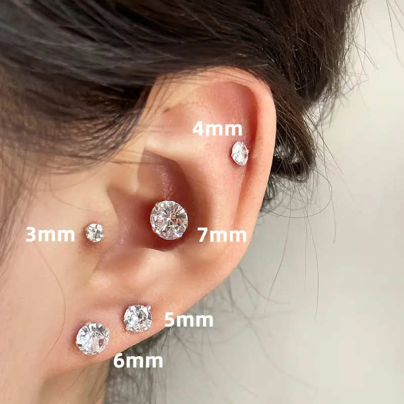 Hoa Tai, Đơn Giản Và Thời Trang, Dành Cho Nam Và Nữ, Hợp Xu hướng Và Thanh Lịch, Phụ Kiện Cá Tính 3