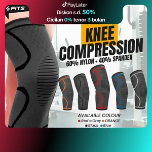 SFIDN FITS Knee Compression Pad Brace Support Double Loop Pelindung