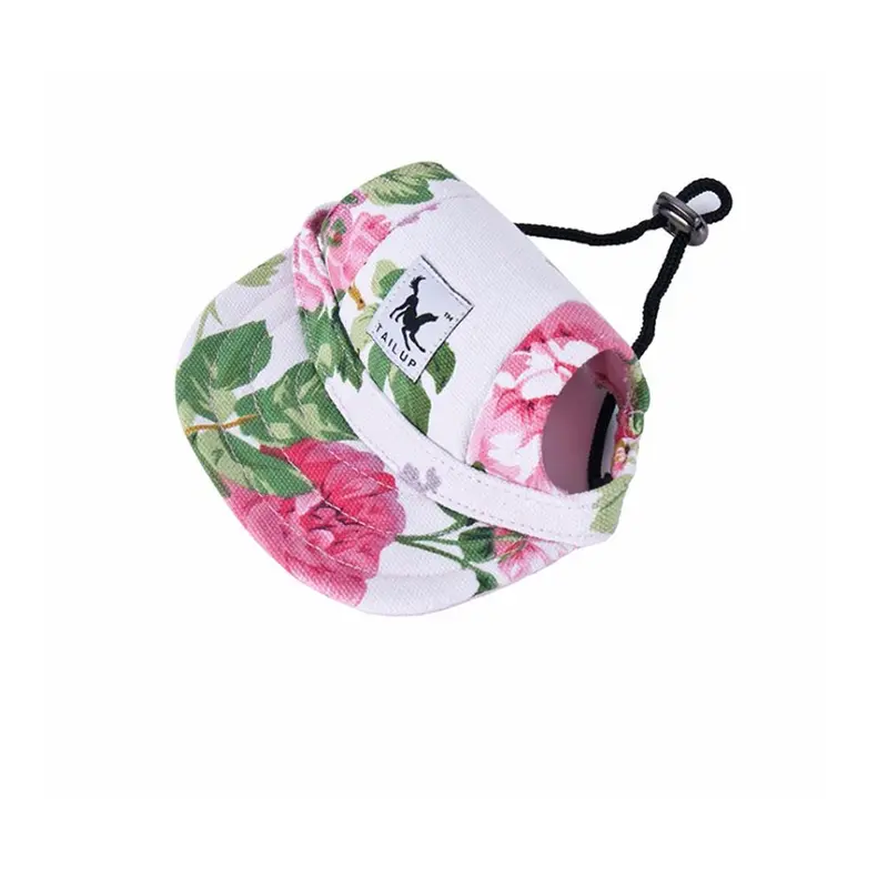 Mũ Bóng Chày Cho Thú Cưng, Có Thể Điều Chỉnh, Phong Cách Thường Ngày Mùa Hè, Làm Bằng Vải Cotton, Thiết Kế TAILUP, Thích Hợp Cho Chó, Mũ Chống Nắng 7