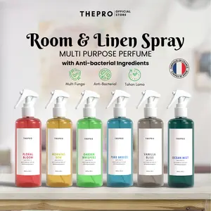THEPRO Room & Linen Spray - Multi Purpose Perfume 250ml Pewangi Ruangan Mewah dengan Antibakteri Pengharum Ruangan & Kain Tahan Lama