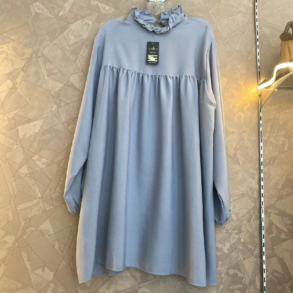 blouse blue galeri asteria
