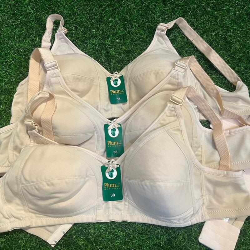 Promo Hemat BH Katun Cup Besar Tanpa Busa Cantik Bra Wanita Dewasa Kait 3 BH PLUMula Lembut Halus Nyaman Menyerap Keringat Tipis Remaja Dewasa 1