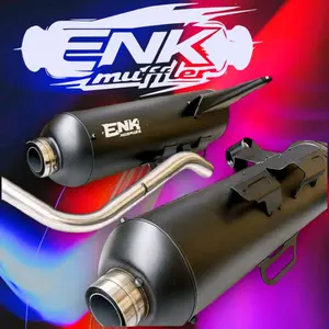 ENK Knalpot Standar Racing Moncong Sijiro Original Muffler Cocok untuk Vario Scoopy Beat Mio Nmax PCX Aerox Mioj Mio3 DLL Motorcycle dengan Desain Baru & Performa Tinggi