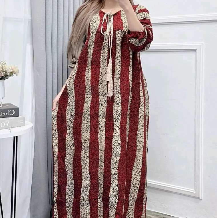 Dres Rayon Super Tebal dengan Saku dan Resleting Depan - Kain, Gamis