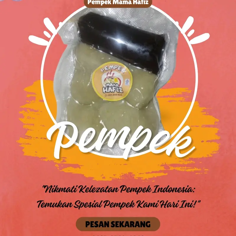pempek Palembang isi 5pcs jenis kapal selam yang tidak menggunakan ikan 0