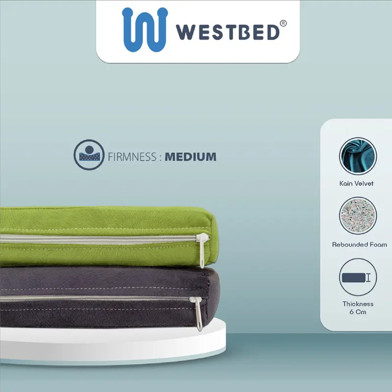 Alas Duduk Rebounded Westbed CATALYST - Bantal Duduk Ergonomis / Lesehan / Yoga / Meditasi 1
