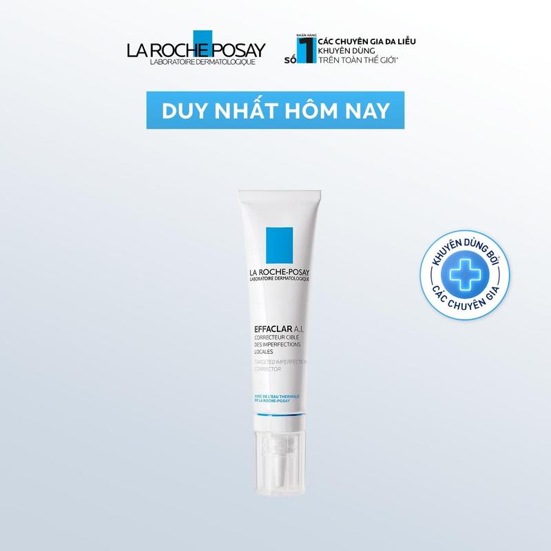 Kem giảm mụn chuyên biệt La Roche Posay Effaclar A.I 15ml