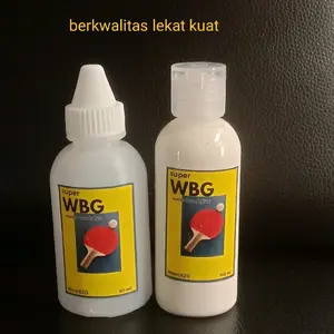 lem karet bet pingpong wbg tenis meja kualitas terbaik 60 ml 1 btl