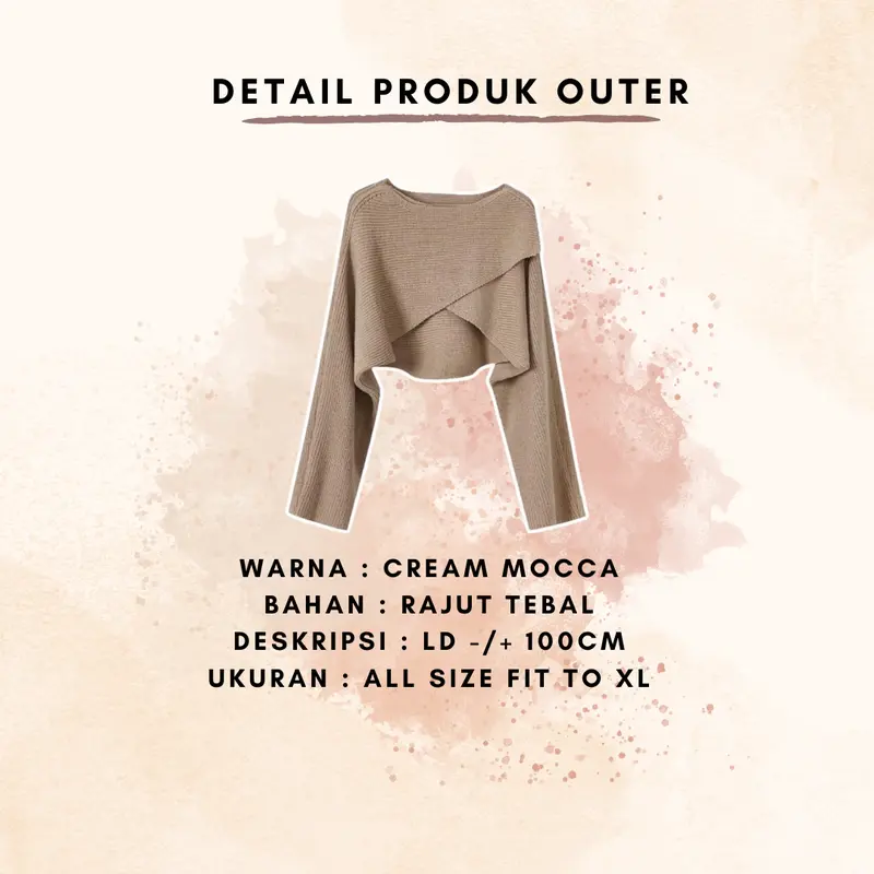 Cerrly One Set 3 in 1 ( outer - dress ruffle - hijab ) set Outfit Wanita / Remaja OOTD Fashion Korean Style - BH82 4