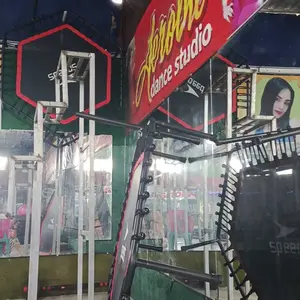 SPEEDS Trampoline Dewasa Trampolin Anak Dengan Handle Mainan Anak Lompat Fitness Jump 067-14