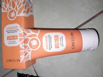 Product Review of [ORI] GMEELAN Orange Exfoliating Whitening Gel 50g 2PCS from i**🍊 1