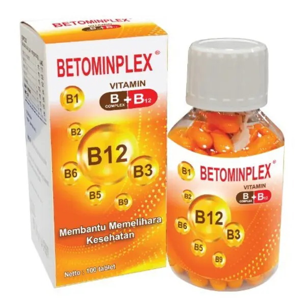 Betominplex Vitamin  B Complex + B12 Isi 100 Tablet - Membantu Memelihara Kesehatan 0