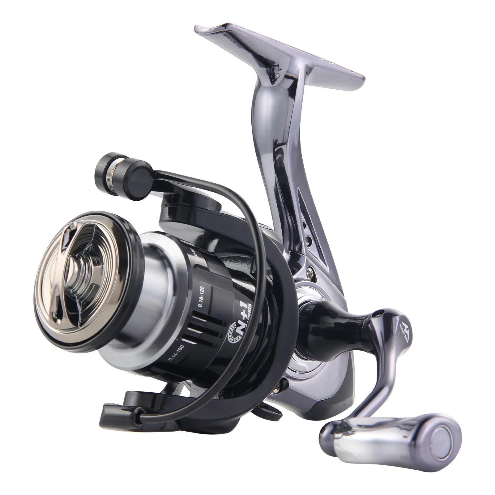 HAUT TON 1500S/3000M/4000L Lightning Spinning Fishing Reel 5.2:1 Gear Ratio ,3+1BB 31.8Lbs ,For Saltwater Freshwater Fishing