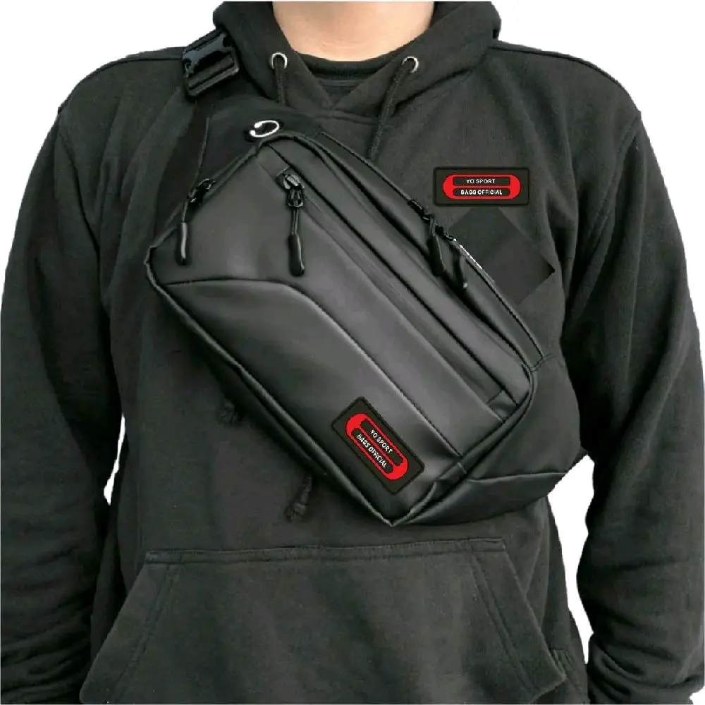 PROMO TAS SLEMPANG pria wanita anti air Tas distro WATERPROOF bag tas dada tas pinggang keren cowok crossbody premium Waistbag