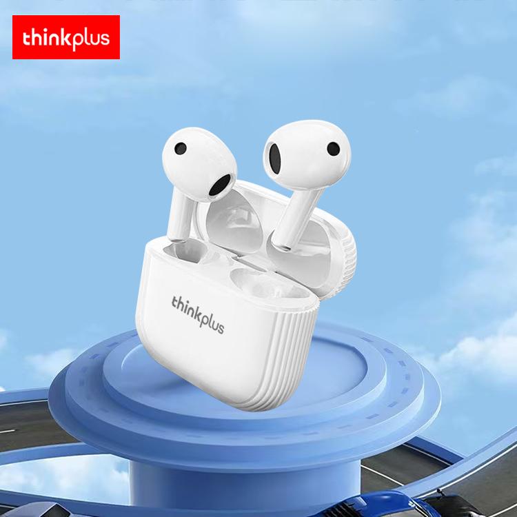Lenovo thinkplus TWS Headphone Nirkabel Earphone Bluetooth 5.0 Tahan Air Headset dengan Mikrofon untuk Xiaomi XXW02 iPhone Earbud