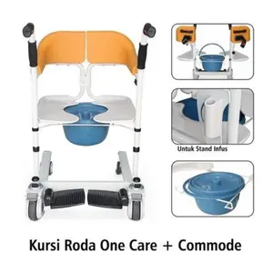 Kursi Roda Transfer One Care Plus Commode MANUAL / Kursi Roda Ke Kamar Mandi