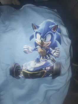 Product Review of Baju Setelan Anak Laki Laki - Pakaian Kaos dan Celana Fashion Anak Cowok Usia 5-15 Tahun - Motif SONIC Putih from R**i R** 0