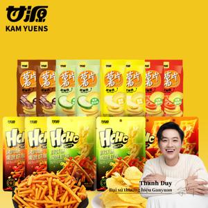 【giống sao Thanh Duy dùng】Guanyuan 6 gói bim bim que Và 8 gói Khoai Tây Cắt Nguyên Lát Không chiên dầu Đồ ăn vặt văn phòngi Shrimp potato chips Snack