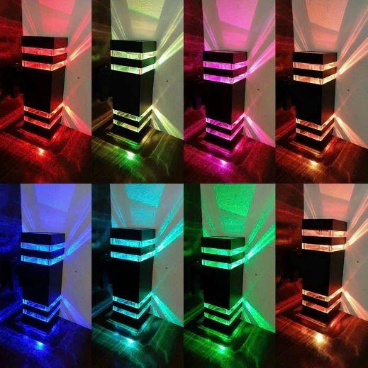 Product Introduction of Đèn led vuông hai đầu thân nhôm mét bảy màu tự động đổi màu 2