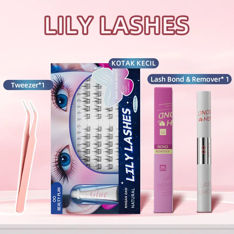 MIN(Free Tweezer+Lash Bond 4g & Remover 4g)Dense