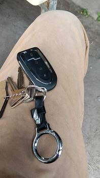 Product Review of Loket rantai kunci kereta, bahan kulit, rantai Cincin Kunci Gantung, sesuai untuk lelaki dan wanita, Cincin Logam Tahan Lama Sejagat, Reka Bentuk Kreatif, Penggayaan Kereta, Item Hadiah from H**r 0