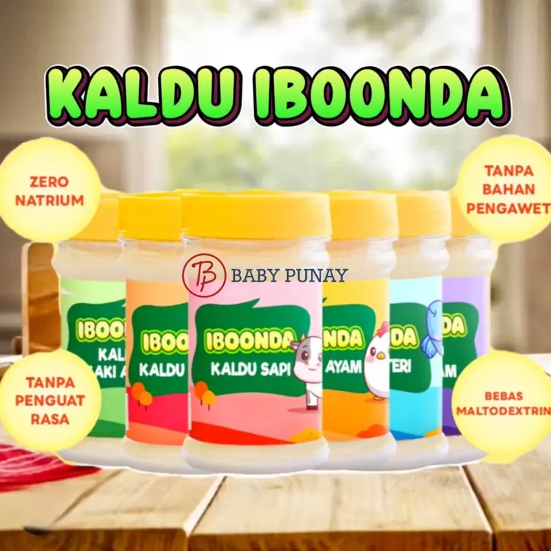 IBOONDA Kaldu MPASI Kaldu Bayi Non MSG Non Gula Garam