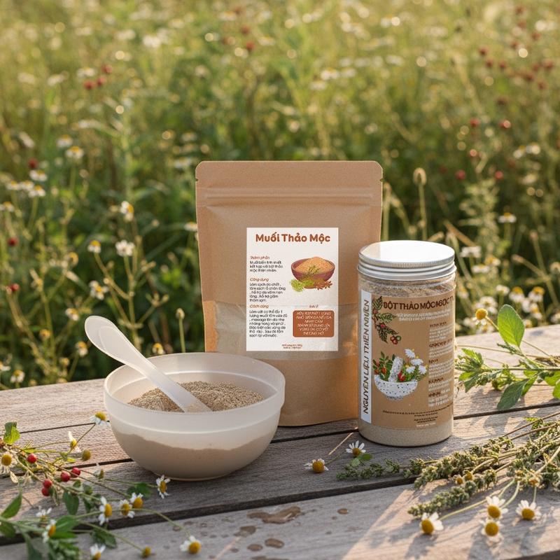    COMBO ĐẶC BIỆT: 500g BỘT tặng kèm 250g muối tắm + 1 bộ chén nhựa   BỘT Ủ BODY HỔ TRỢ TRẮNG BODY THẢO MỘC NGỌC TRAI HỔ TRỢ SÁNG MỊN DA 