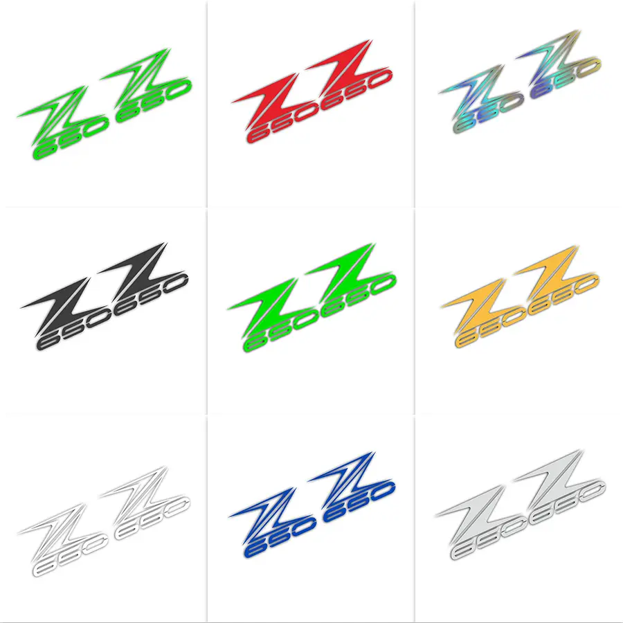 For Kawasaki Z650 Motorcycle Fairing Stickers Reflection Waterproof Sunscreen