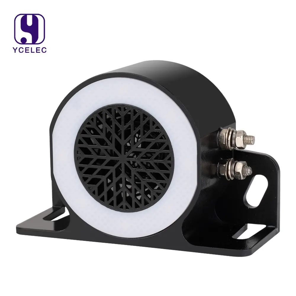 Backup Alarm Mundur Mobil Truk Bis 12-24 Volt 1 Suara Dengan Lampu LED MERAH DAN PUTIH