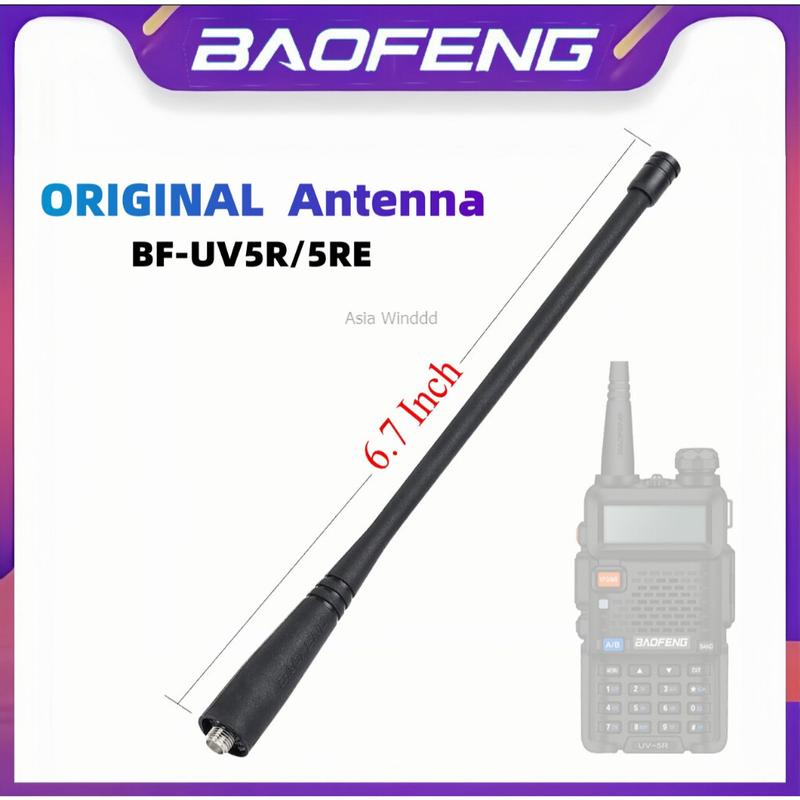100% Baofeng uv5r 5re uv82 SMA-Wanita Asal Antena Asal 16.7C - TikTok ...
