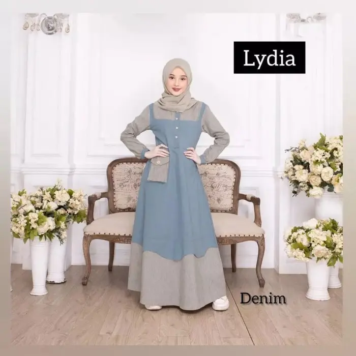 New Produk Gamis Anak Tanggung Terbaru 2023 Anna Dress | Umur 9-11-12-14 Tahun 3 Mo3 2